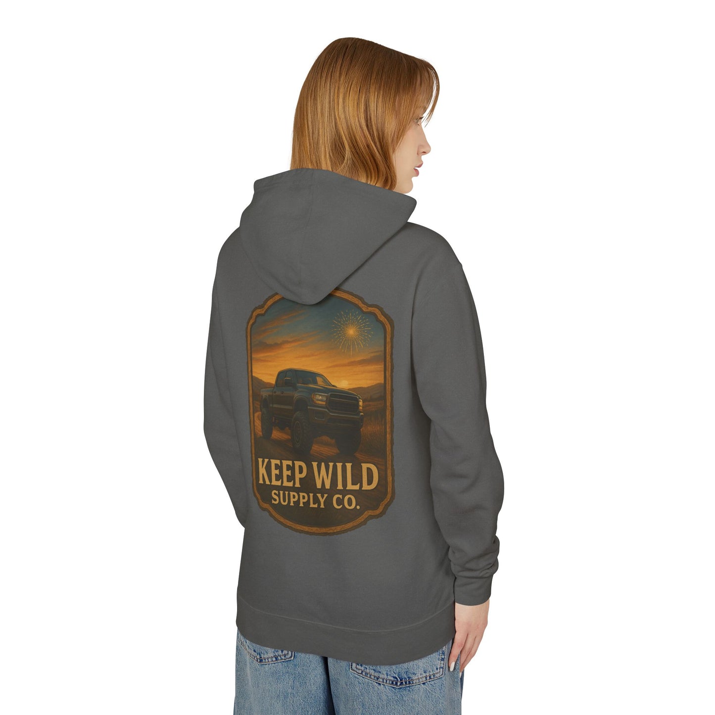 "Backroad Glory" Keep Wild Hooded Sweatshirt
