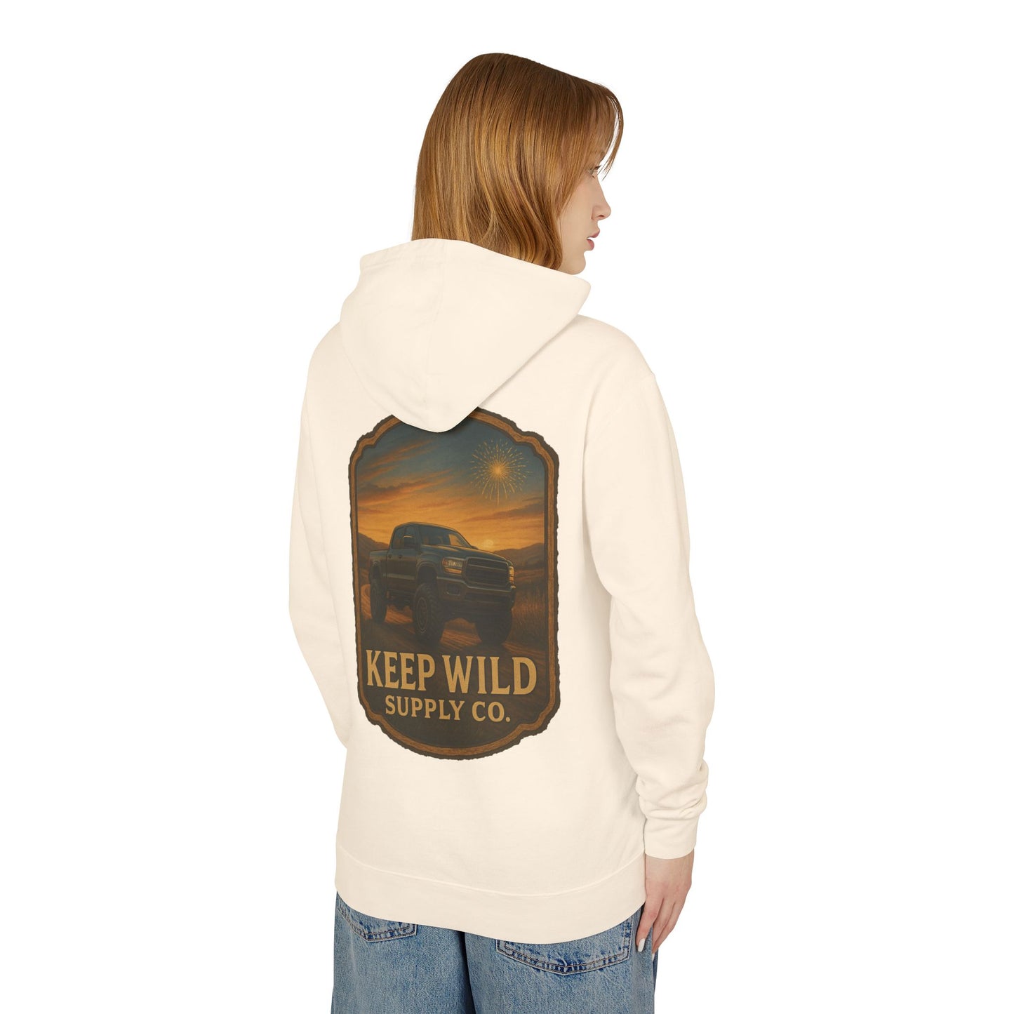 "Backroad Glory" Keep Wild Hooded Sweatshirt