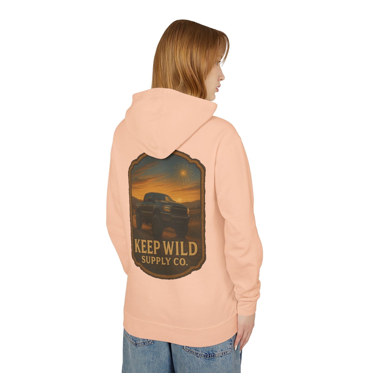 "Backroad Glory" Keep Wild Hooded Sweatshirt