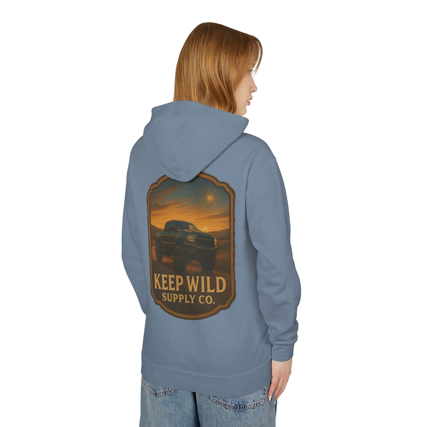 "Backroad Glory" Keep Wild Hooded Sweatshirt