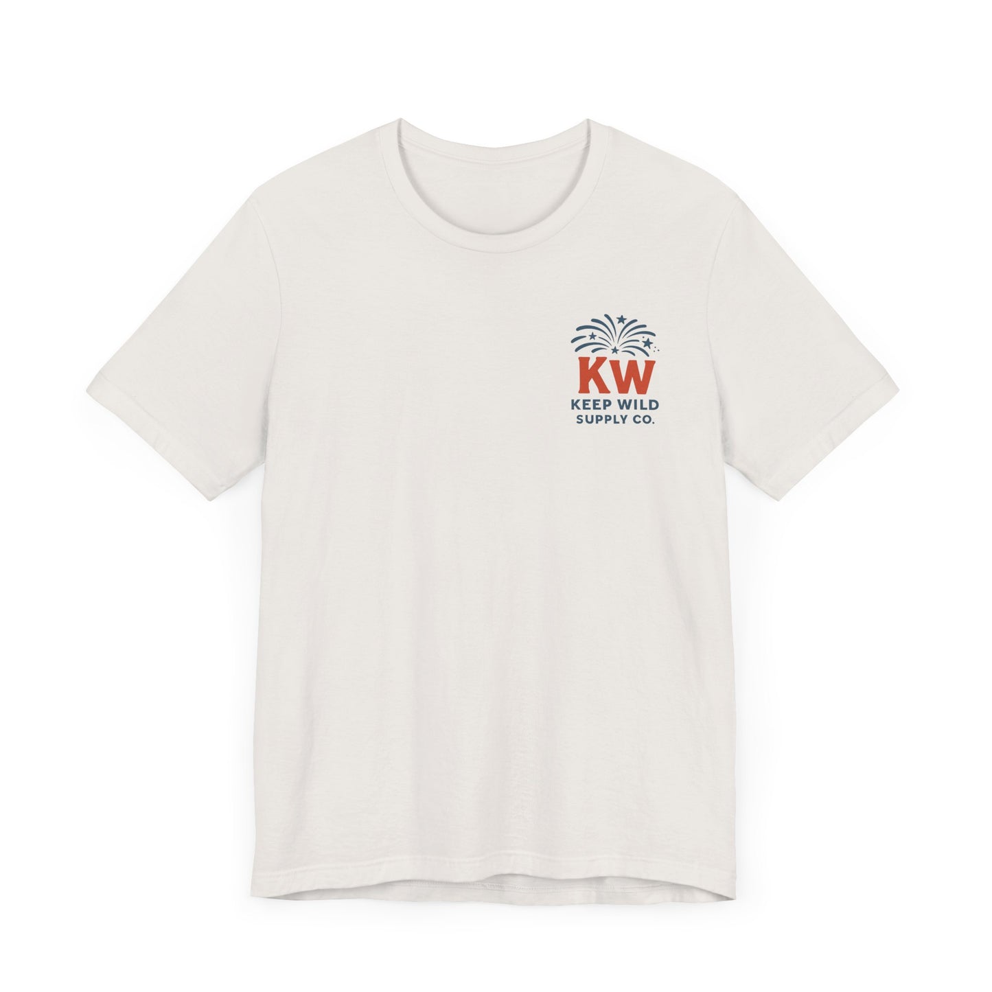 Patriotic 4th of July Keep Wild Graphic Tee