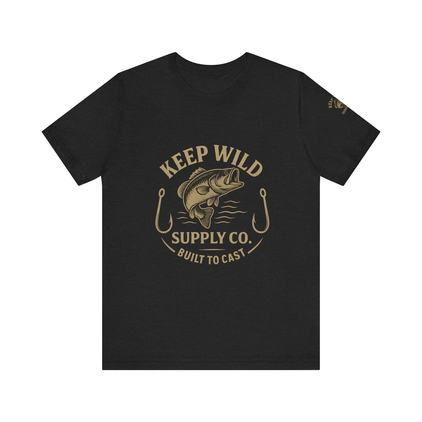 "Built To Cast" Tee, Keep Wild Supply Co Shirt.