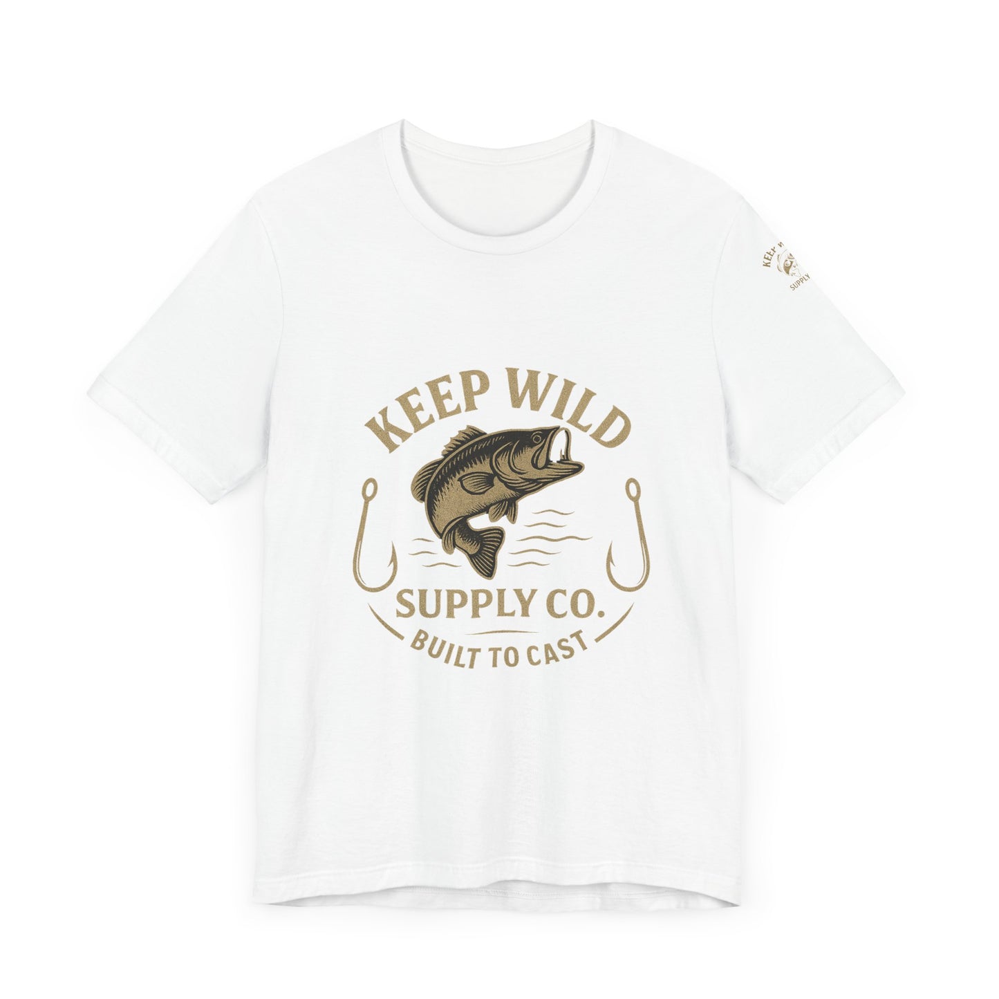 "Built To Cast" Tee, Keep Wild Supply Co Shirt.