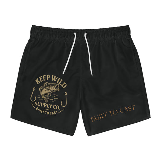 Keep Wild Fishing Swim Trunks