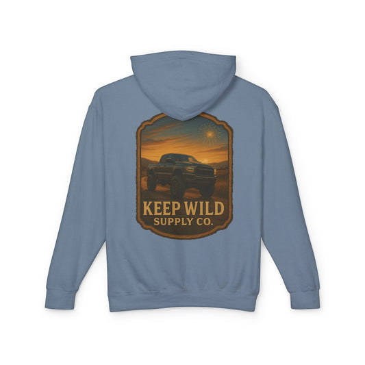 "Backroad Glory" Keep Wild Hooded Sweatshirt