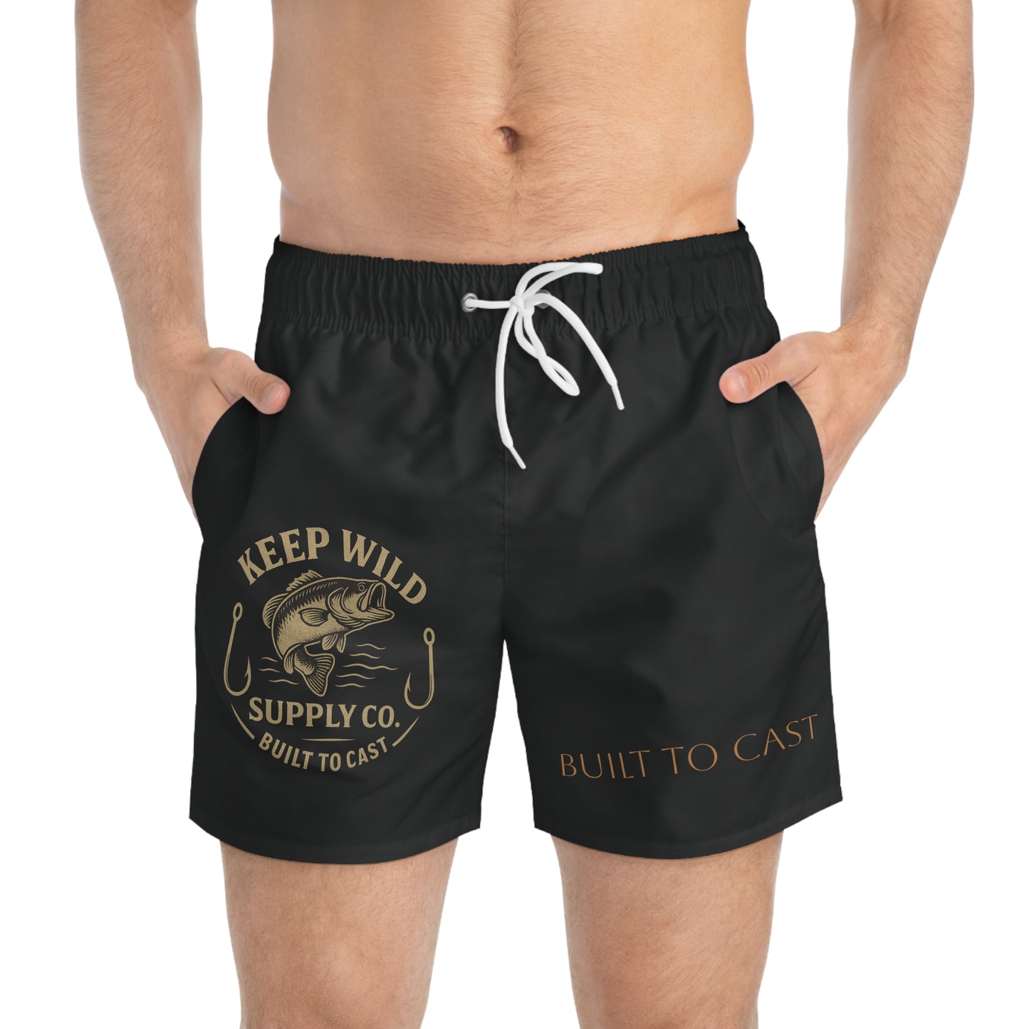 Keep Wild Fishing Swim Trunks